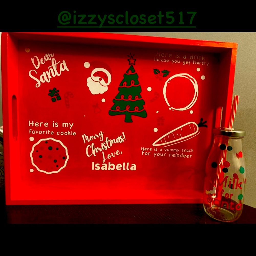 Customized Santa tray